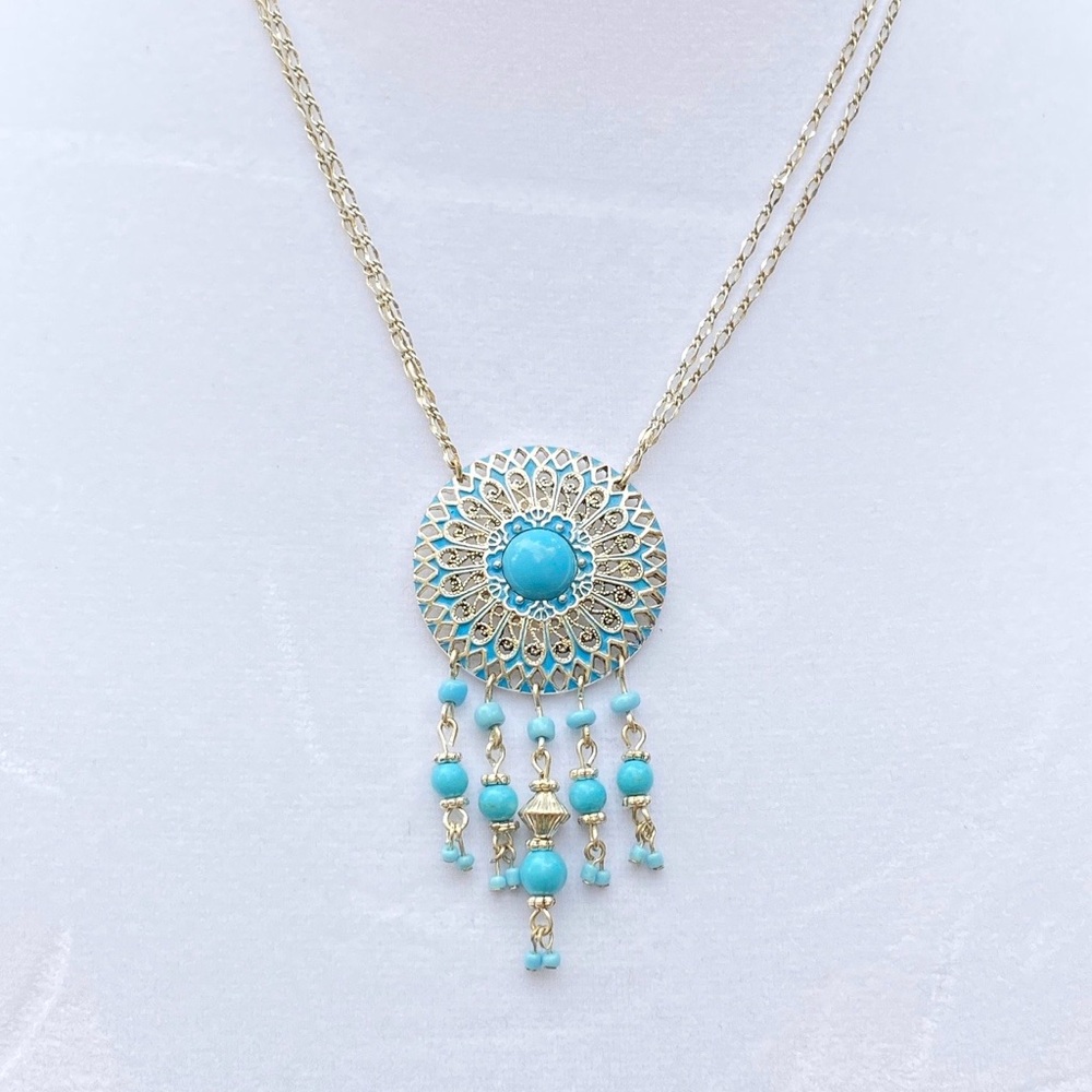 Vintage Avon and Nina Ricci Dreamcatcher Necklace